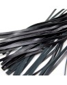 FLOGGER PATRÓN DE DIAMANTE Y MANGO DE METAL 39 CM NEGRO - LATETOBED BDSM LINE