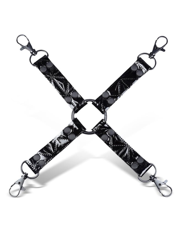 BLACK SAPPHIRE HOG TIE SAPPHIRE CUERO VEGANO
