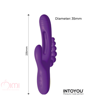 TRIYA 3 MOTORS - FLIPPING TONGUE VIBRATOR WITH ANAL BEADS