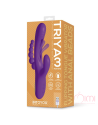 TRIYA 3 MOTORS - FLIPPING TONGUE VIBRATOR WITH ANAL BEADS