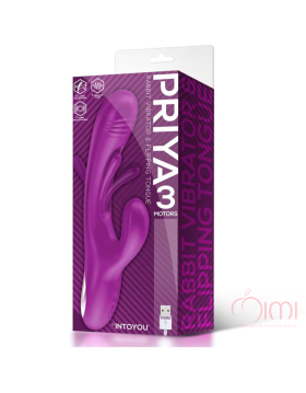 PRIYA 3 MOTORS - RAPPIT VIBRATOR & FLIPPING TONGUE BY INTOYOU