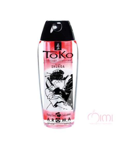 LUBRICANTE AROMA CEREZA ARDIENTE - SHUNGA TOKO