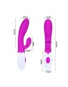 VIBRADOR CON ESTIMULADOR CLITORIS ALVIS - PRETTY LOVE FLIRTATION