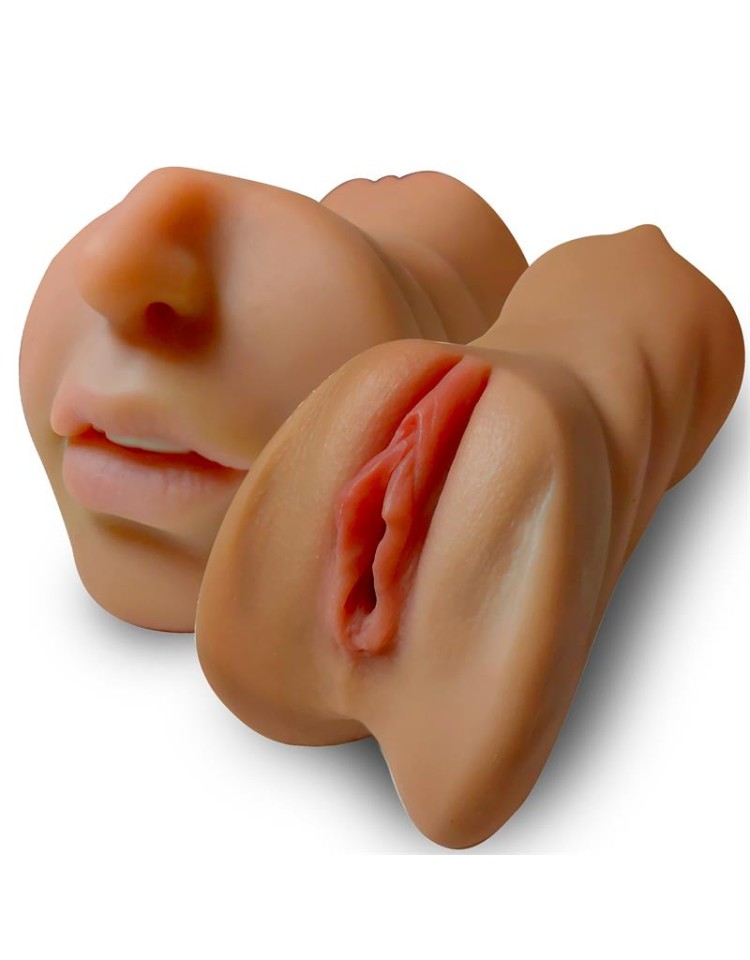 VAGINA, ANO Y BOCA SÚPER REALISTA -  650 GR