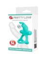 FIGGY ANILLO VIBRADOR RABBIT VERDE - PRETTY LOVE