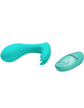 IDABELLE VIBRATION & PULSATION CONTROL REMOTO AZUL - PRETTY LOVE