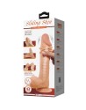 DILDO REALÍSTICO CON VENTOSA PIEL DESLIZANTE NATURAL 24 CM - PRETTY LOVE - SLIDING SKIN SERIES