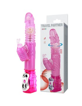 TRAVEL PARTNER ROTADOR UP & DOWN RABBIT ROSA - BAILE