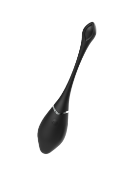 HUEVO VIBRADOR RECARGABLE JENELL - BLACK&SILVER