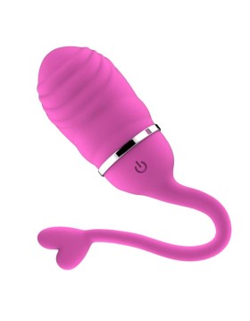 HUEVO VIBRADOR CONTROL REMOTO ODISE USB SILICONA ROSA - INTOYOU