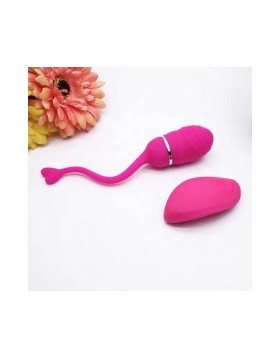 HUEVO VIBRADOR CONTROL REMOTO ODISE USB SILICONA ROSA - INTOYOU