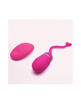 HUEVO VIBRADOR CONTROL REMOTO ODISE USB SILICONA ROSA - INTOYOU