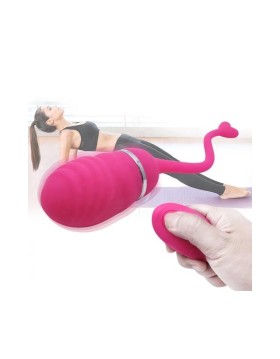 HUEVO VIBRADOR CONTROL REMOTO ODISE USB SILICONA ROSA - INTOYOU