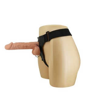 ARNÉS CON DILDO Y VIBRACIÓN 24 CM - BAILE