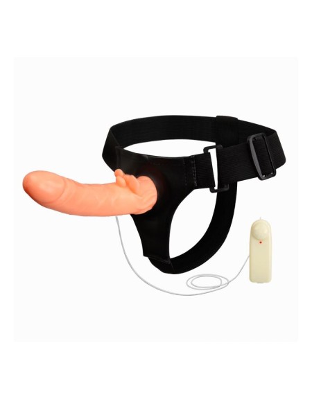 ARNÉS CON DILDO Y CONTROL REMOTO 18 CM - BAILE