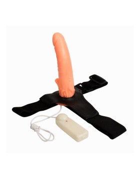 ARNÉS CON DILDO Y CONTROL REMOTO 18 CM - BAILE