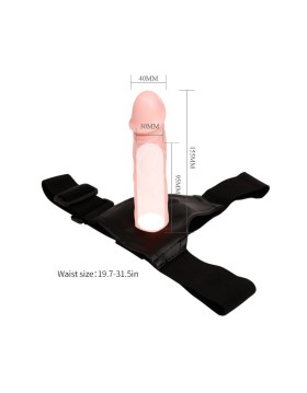 ARNÉS CON DILDO HUECO 16 CM - BAILE