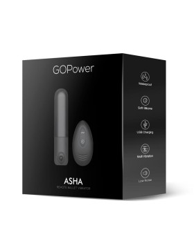 GOPOWER ASHA BALA VIBRADORA CON CONTROL REMOTO