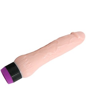 PENE VIBRADOR REALISTICO BASE ANCHA 22 CM - BAILE