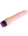 PENE VIBRADOR REALISTICO BASE ANCHA 22 CM - BAILE