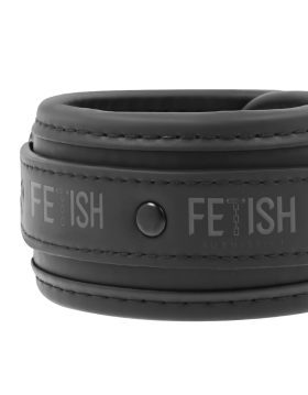 COLLAR Y ESPOSAS CUERO VEGANO CON FORRO DE NEOPRENO - FETISH SUBMISSIVE