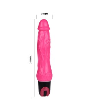 PENE VIBRADOR DAAPLY PLEASURE MULTIVELOCIDAD ROSA - BAILE