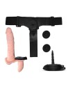 ARNÉS LATETOBED BATEK CON DILDO DOBLE DESMONTABLE, PUNTO G Y VIBRACIÓN CONTROL REMOTO