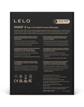 LELO - HUGO 2 MASAJEADOR DE PROSTATA NEGRO