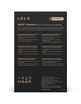 LELO - HUGO 2 MASAJEADOR DE PROSTATA CONTROL REMOTO NEGRO