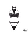 Addis Set Sujetador con Choker y Tanga Alto