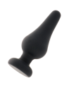 ANAL PLUG PIPO S SILICONE NEGRO 9.8 CM