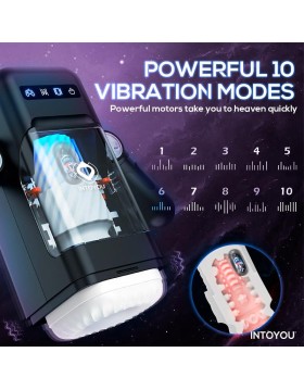 INTOYOU ELON MASTURBADOR INTELIGENTE FUNCIÓN UP AND DOWN, CALOR, VIBRACIÓN Y SOPORTE MOVIL