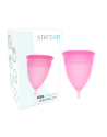 COPA MENSTRUAL FDA SILICONA ROSA - TALLA S