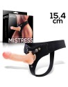 INTOYOU ARNÉS ELÁSTICO CON DILDO DE SILICONA DE 15,4 CM NATURAL