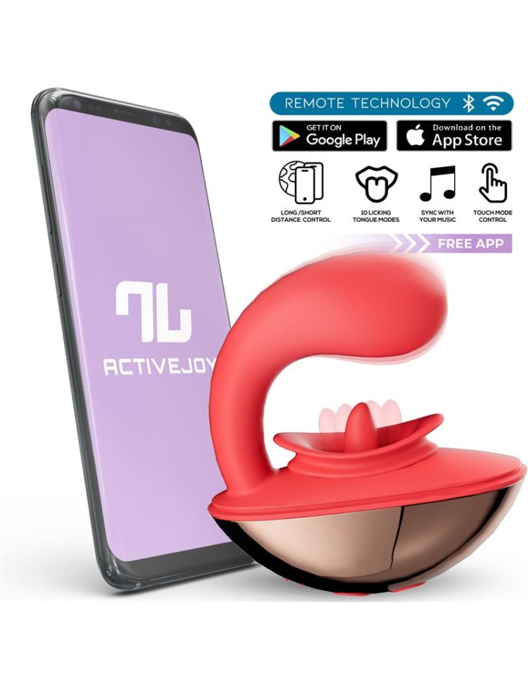 VIBRADOR CON LENGUA RONDY APP