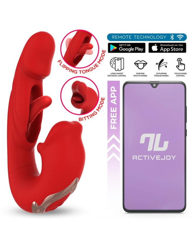 VIBRADOR CON MICROLENGUA Y SEXO ORAL