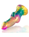 IRIS DILDO CON TESTÍCULOS ARCOÍRIS DE PLACER