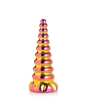 CREATURE COCKS Dildo de Vidro de Borosilicato Twilinght Rainbow