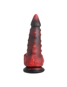 CREATURE COCKS Lava Demon Thick Nubbed Dildo Demonio