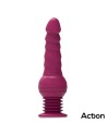 Vibrador Rocket con Thrusting Ultra Jet Thruster con Potente Ventosa