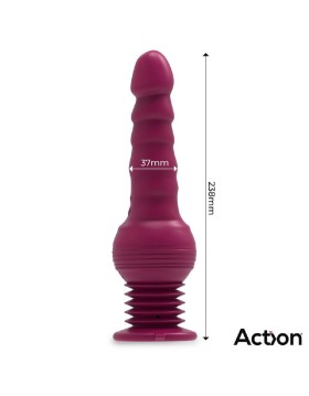 Vibrador Rocket con Thrusting Ultra Jet Thruster con Potente Ventosa