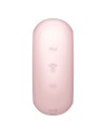 SATISFYER - PRO TO GO 3 ESTIMULADOR Y VIBRADOR DOBLE ROSA