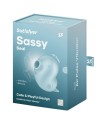 SATISFYER - SASSY SEAL ESTIMULADOR & VIBRADOR AZUL