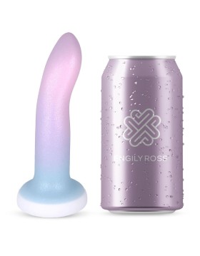 DILDO GRADIENTE PURPURINA TALLA S