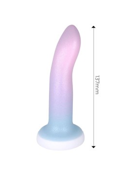 DILDO GRADIENTE PURPURINA TALLA S