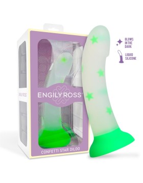 DILDO LUMINISCENTE CON ESTRELLAS