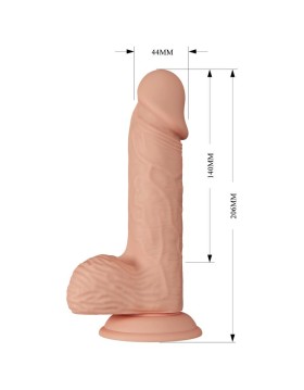 BAILE PENE VIBRADOR REALISTA 20CM CONTROL REMOTO