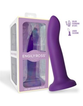 Dildo Lila Cambia Color Talla L