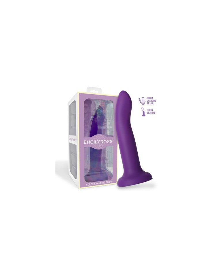 Dildo Lila Cambia Color Talla L