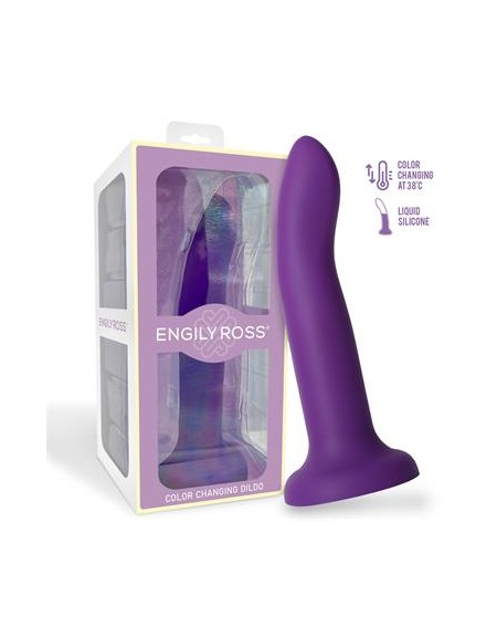 Dildo Lila Cambia Color Talla L